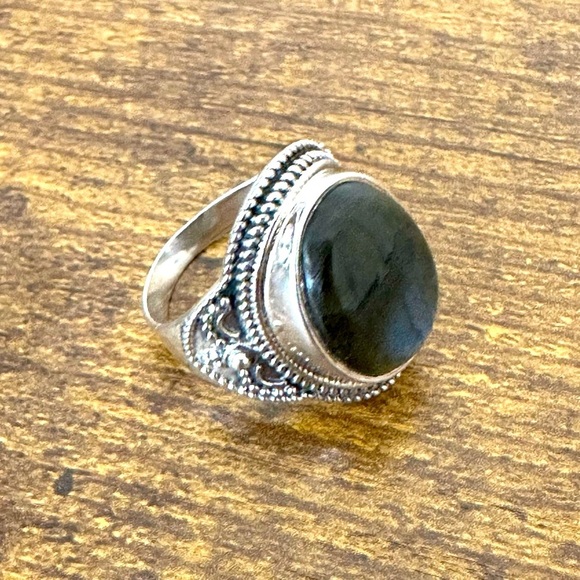 PTI Sterling Silver Labradorite Women’s Ring QUALITY Size 7 NWOT - Picture 6 of 7